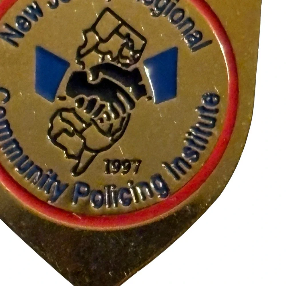 New Jersey Regional Community Policing Institute 1997 Pin Lapel Tie Tack Hat Pin